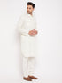 Men's Cream Pathani Suit Set